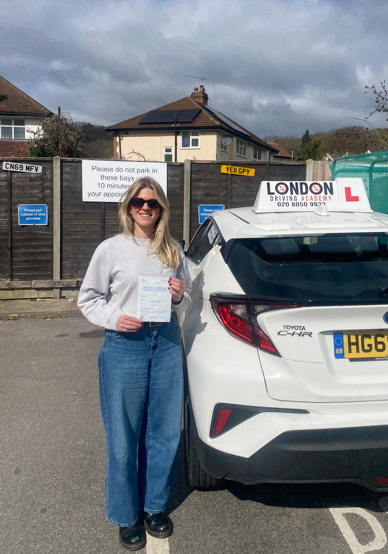 Pupil passed driving test in Walthamstow