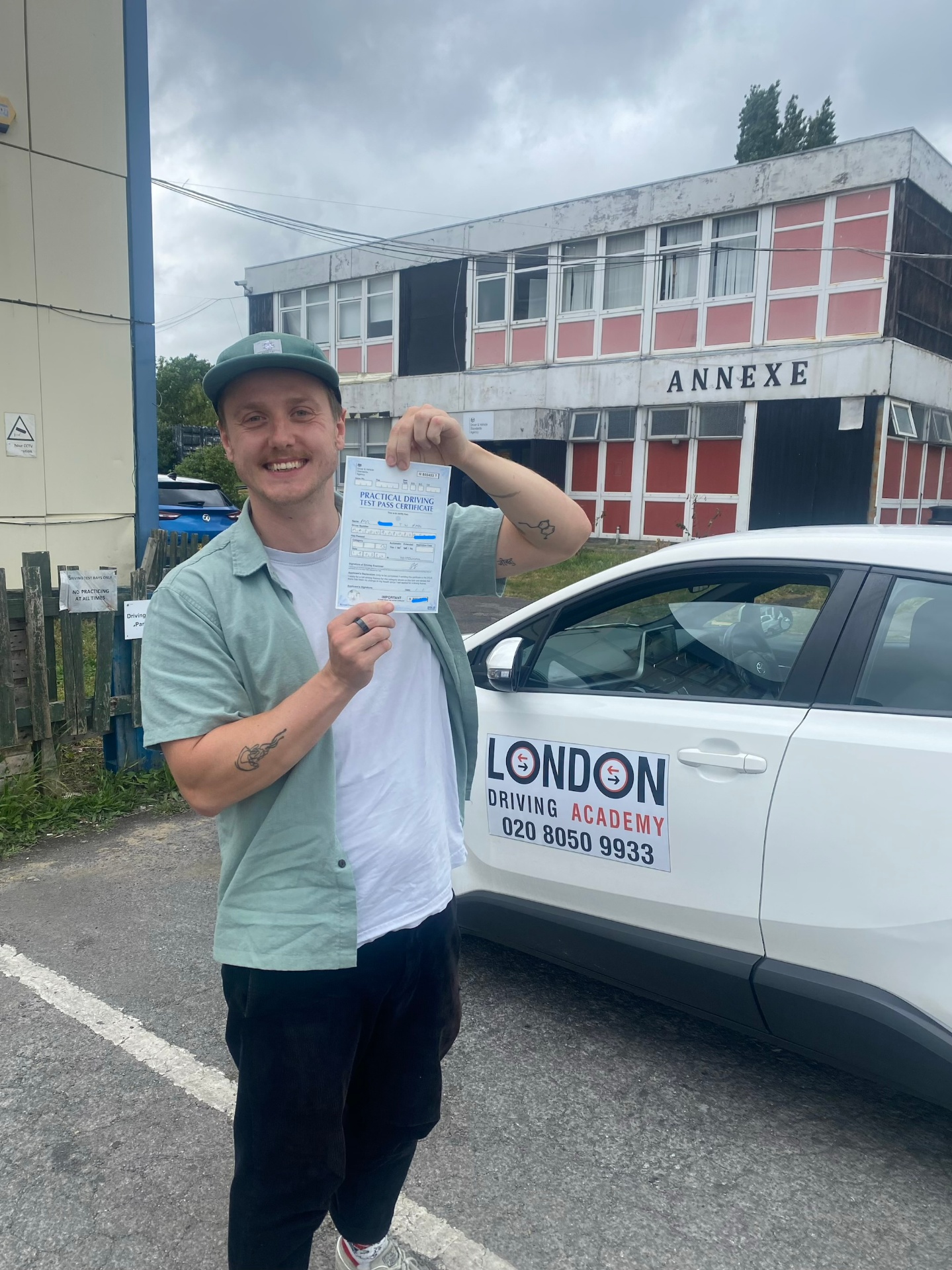 Driving lesson pupil passed in Walthamstow